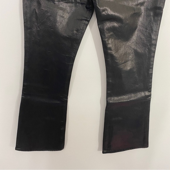 Anthropologie‎ 3X1 NYC Farrah Coated High Rise Bell Bottom Flare Jeans Italy - Picture 9 of 15